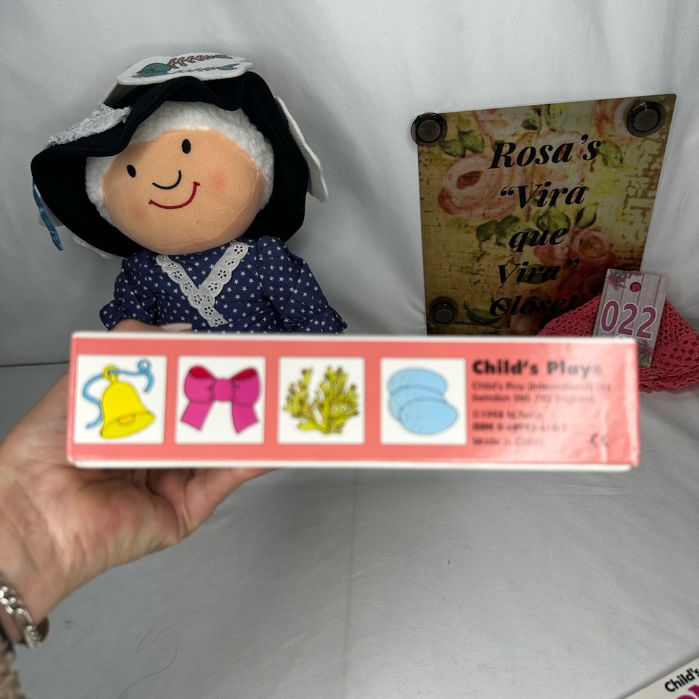 Vintage New without Bag Mrs Honey's Hat Polka Dot Doll with Book and Game Set - Picture 6 of 11